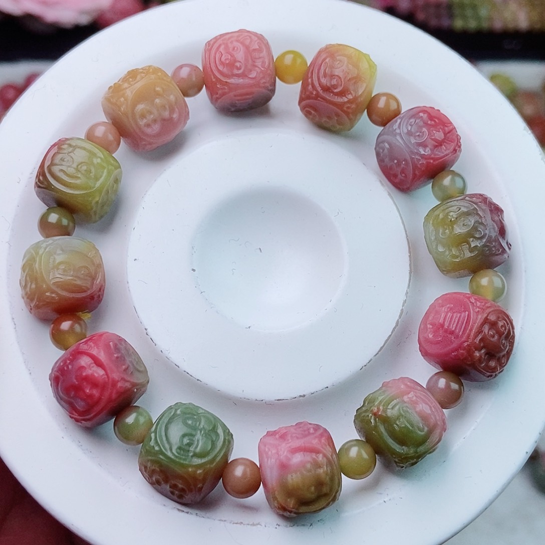 玛瑙/玉髓手链未镶嵌