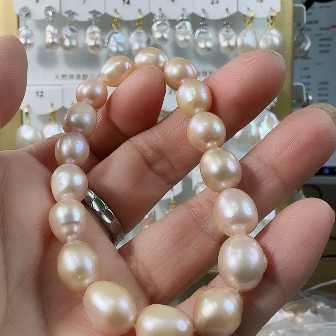 淡水珍珠手链（特价有瑕）银S925镶嵌