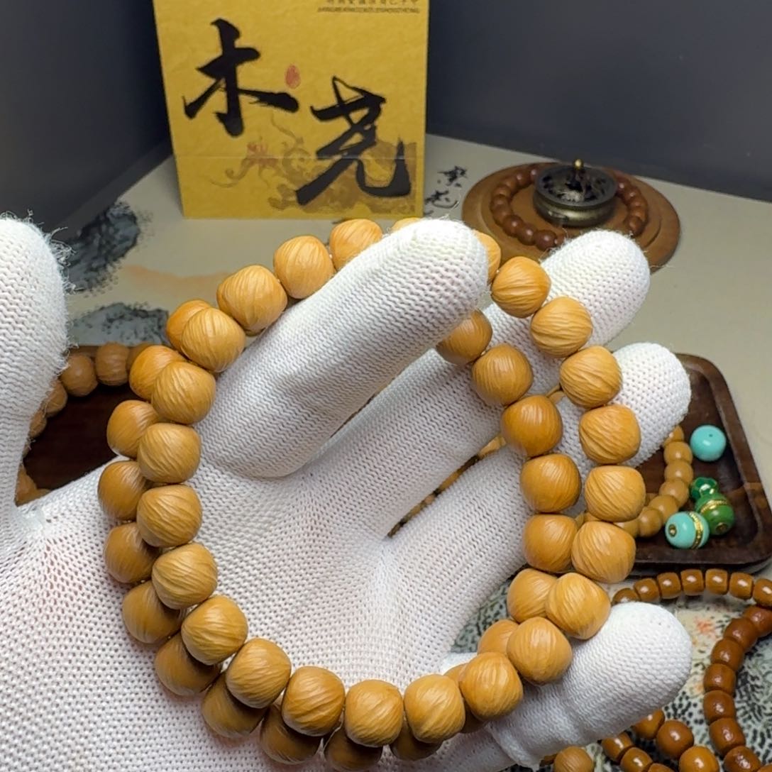 核桃手串/手链天****g猴头文玩手串云锦猴头