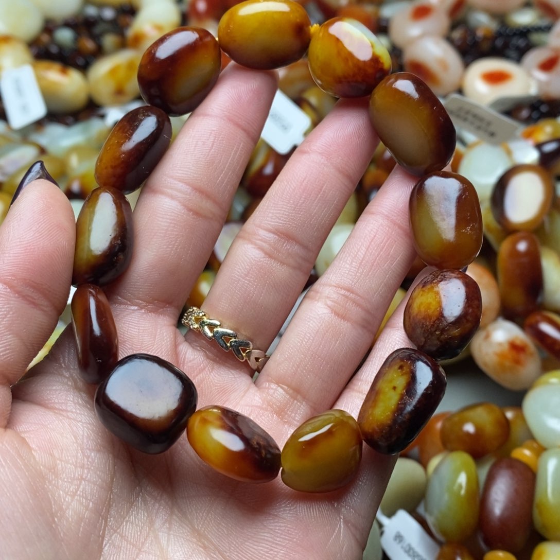 和田玉手链未镶嵌