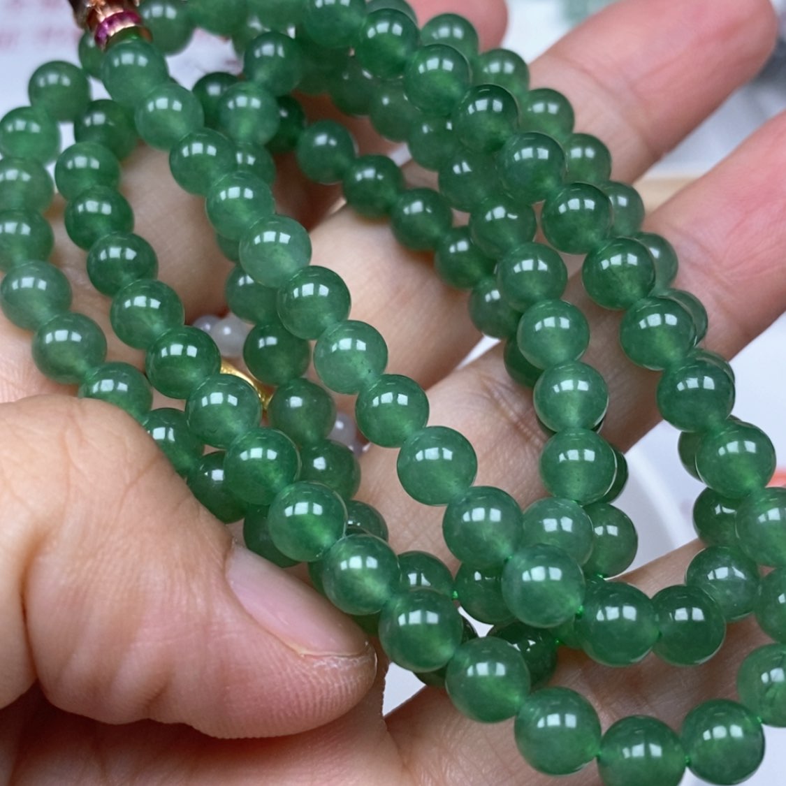 【闪购商品】翡翠颈饰未镶嵌水*月翡翠