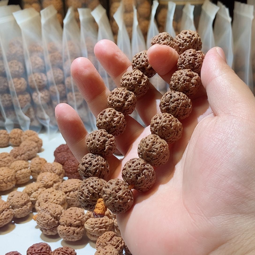 吊坠金刚菩提私人订制安娜红皮蜂王19mm