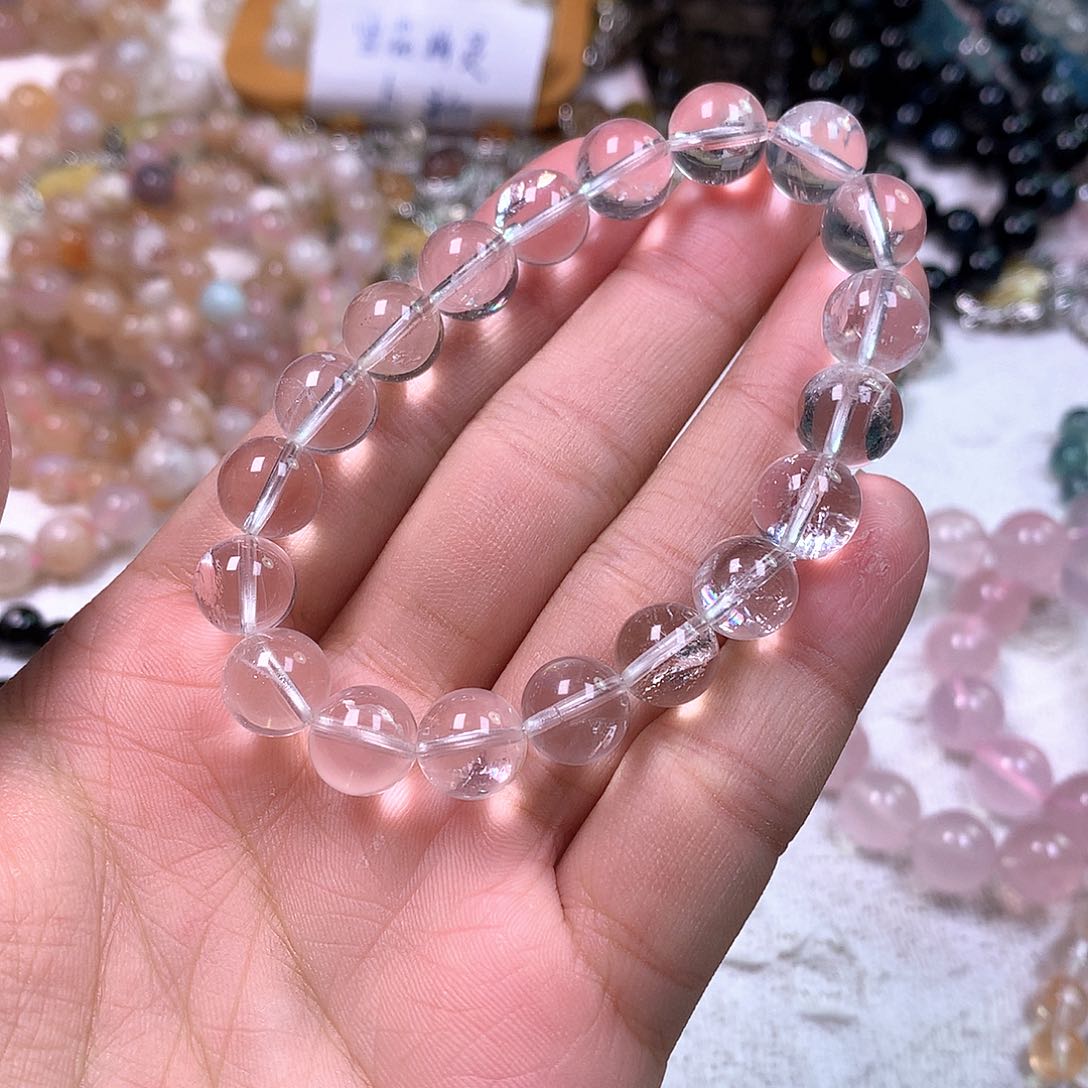 水晶手串未镶嵌天然