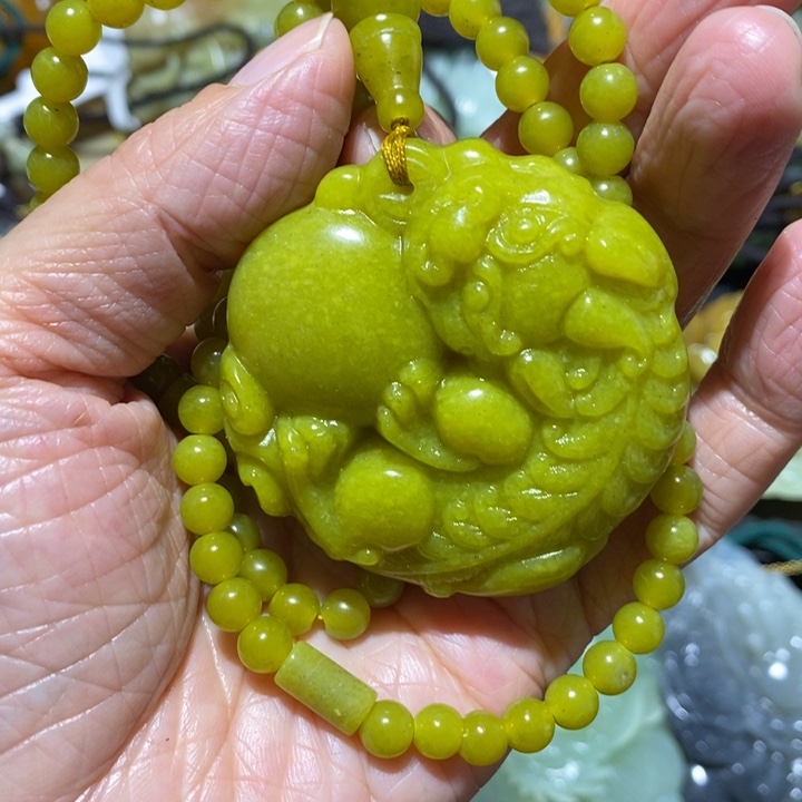 岫玉岫玉吊坠未镶嵌