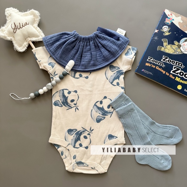 YiliaBaby*外贸出口小月龄宝宝夏季可爱感纯棉包屁衣｜糯米团子