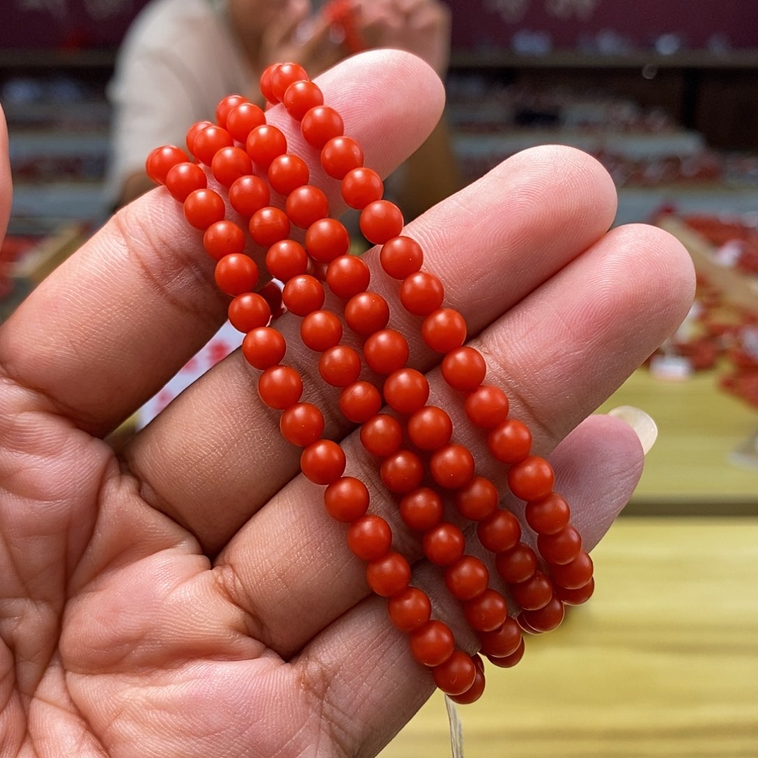南红玛瑙南红手串5mm多样性发一未镶嵌
