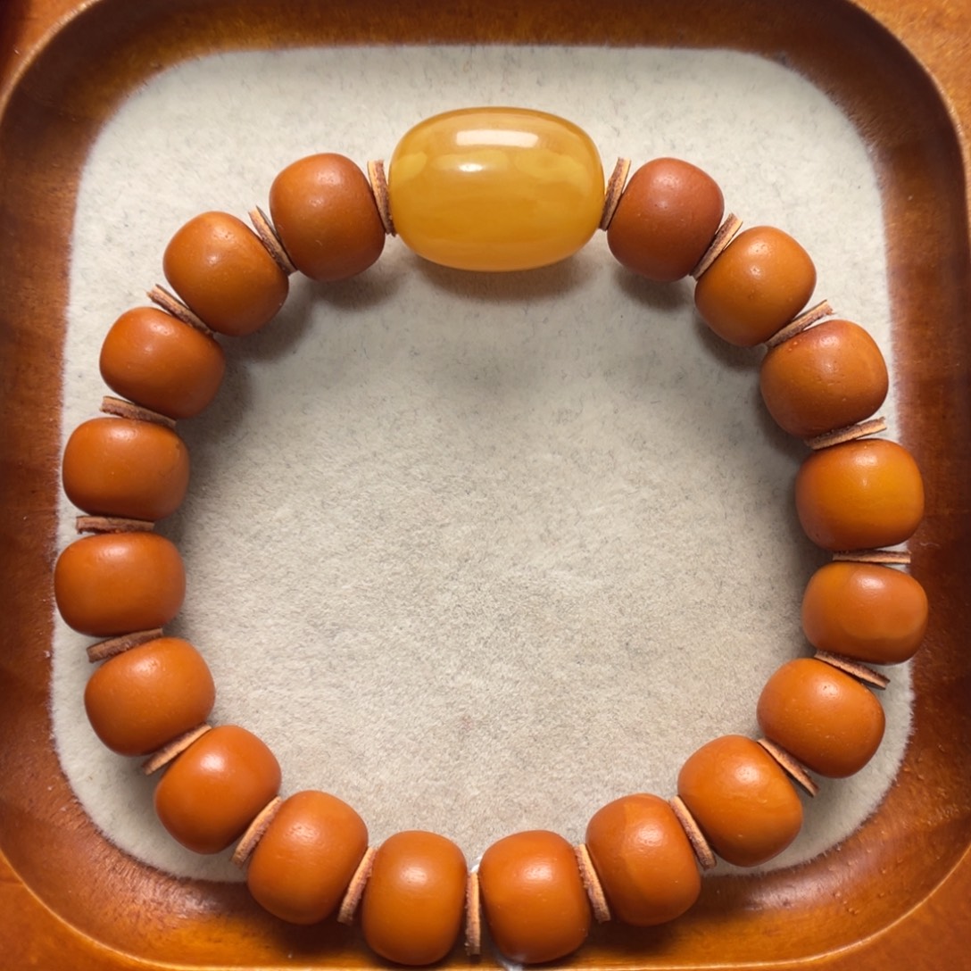 蜜蜡未镶嵌手串蜜蜡
