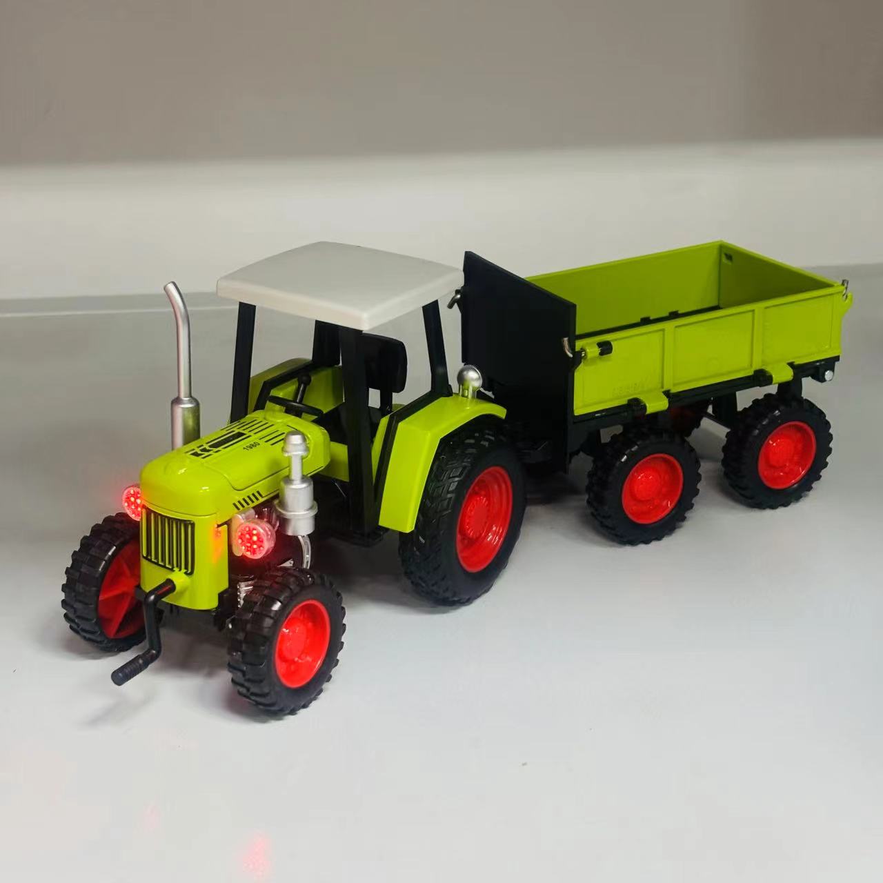 大号合金声光仿真复古拖拉机