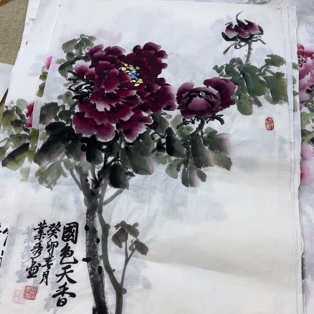 国画国画作品张叶秀老师刘