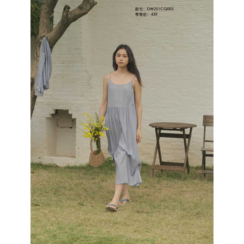 【海琴内衣专属】朵朵可可 251-005 女春夏吊带家居长裙
