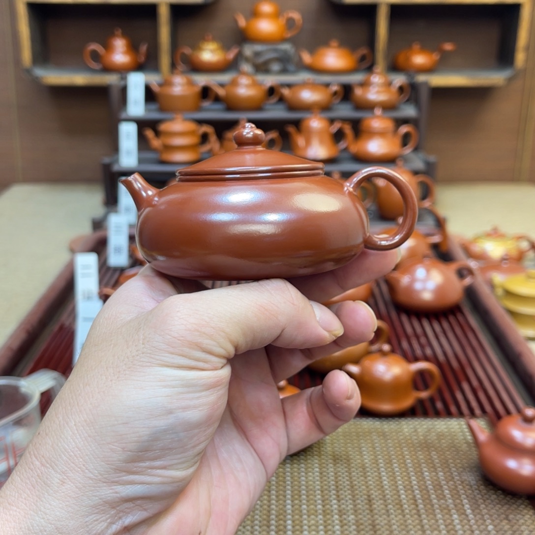 朱泥茶壶寒江120-130cc