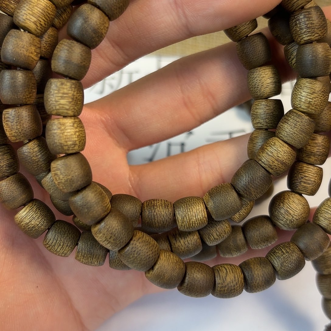 手串沉香芽庄白棋楠0.8多圈