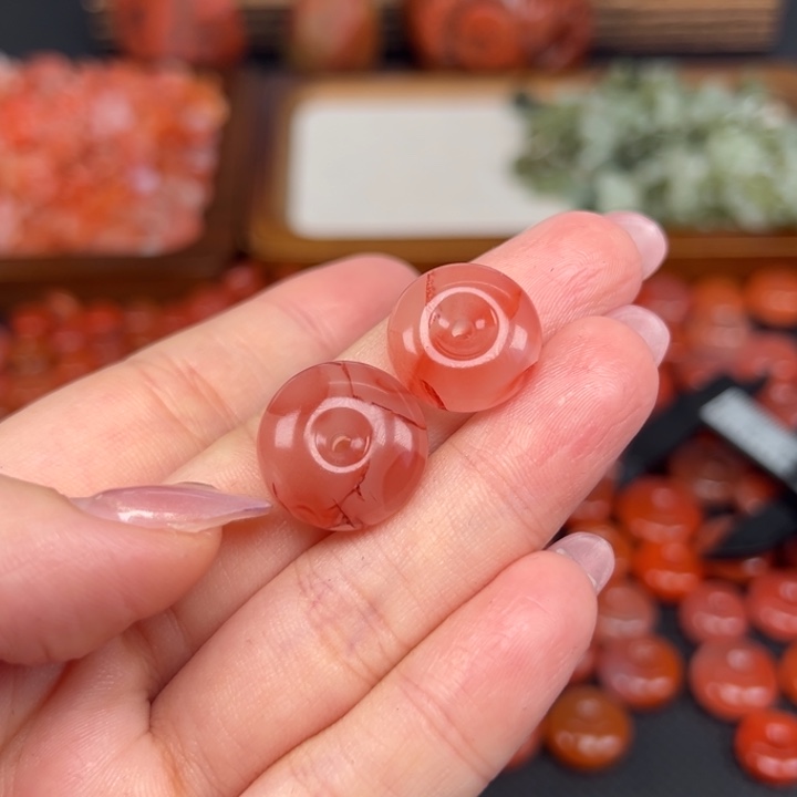 南红玛瑙未镶嵌吊坠(不含链)