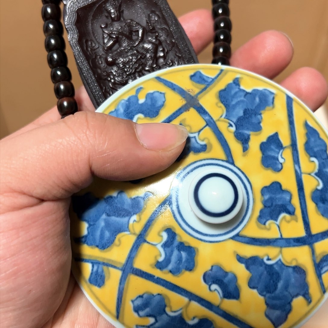 碟阿*瓷器木器工艺摆件