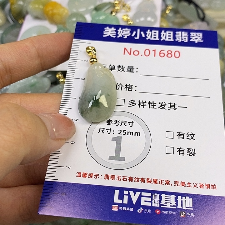 翡翠未镶嵌颈饰翡翠