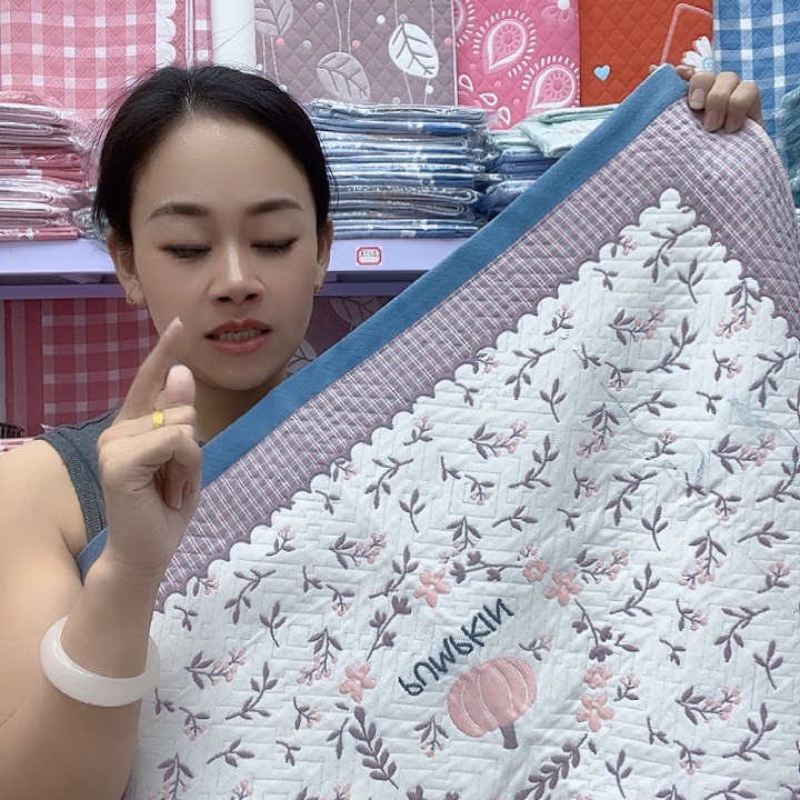 棉蓝色小南瓜纯棉