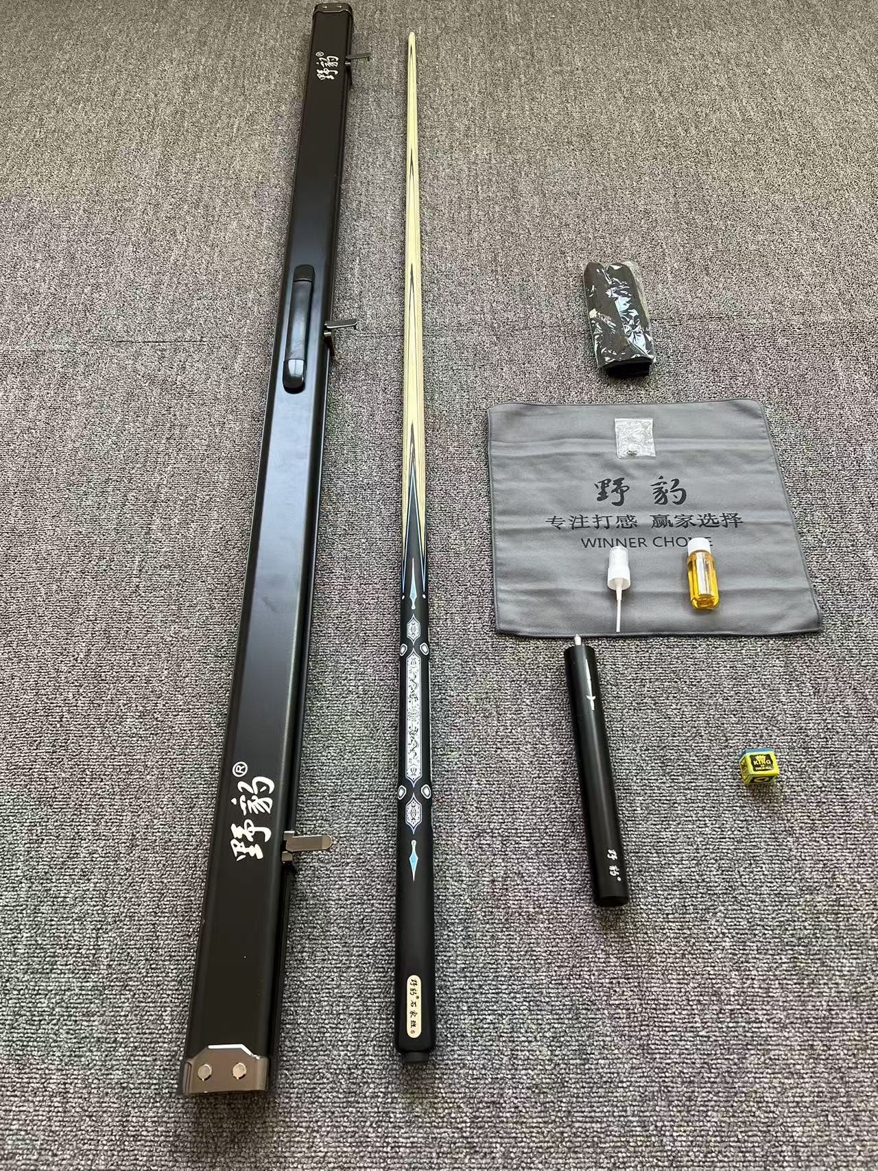 野豹石家班5台球杆 下单联系客服 1:1复刻 编码管我可查有nfc标识