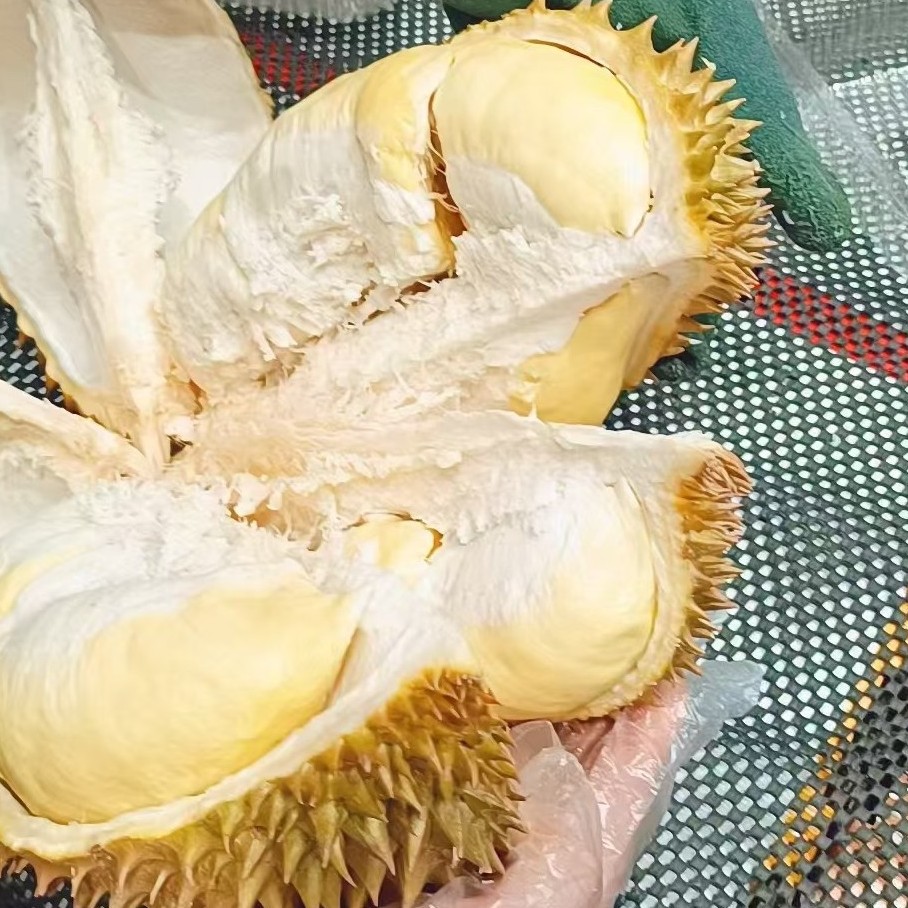 泰国金枕榴莲皮薄软糯香甜口感榴莲新鲜88元2公斤左右一个核小榴莲同城配金枕泰国