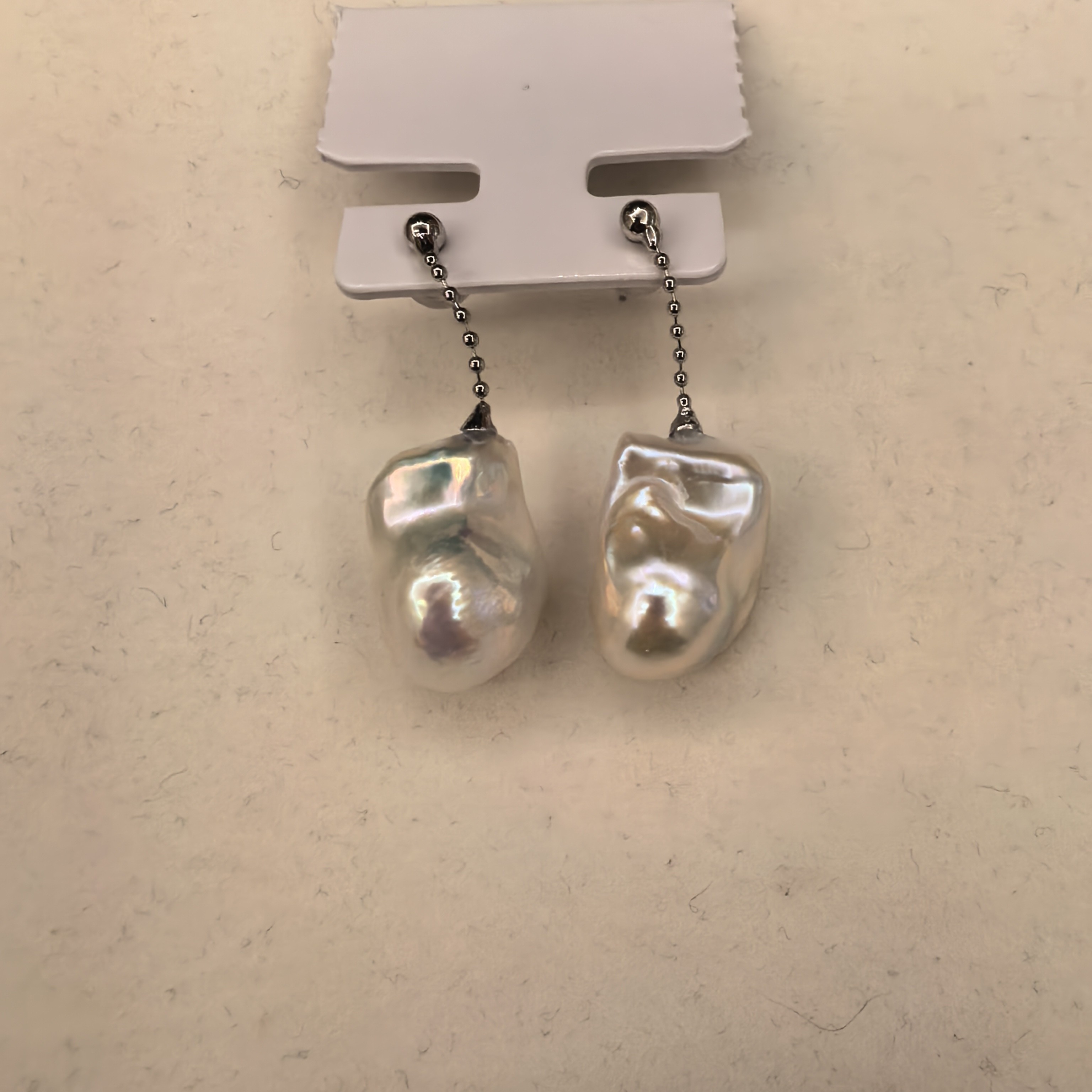 巴洛克淡水珍珠风在吹耳饰（多样性发货）