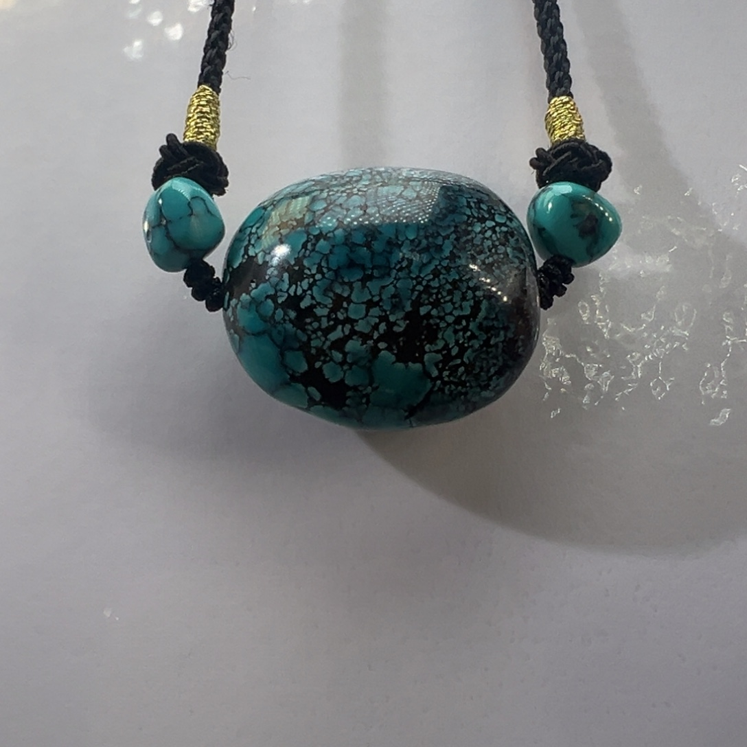 绿松石未镶嵌挂件