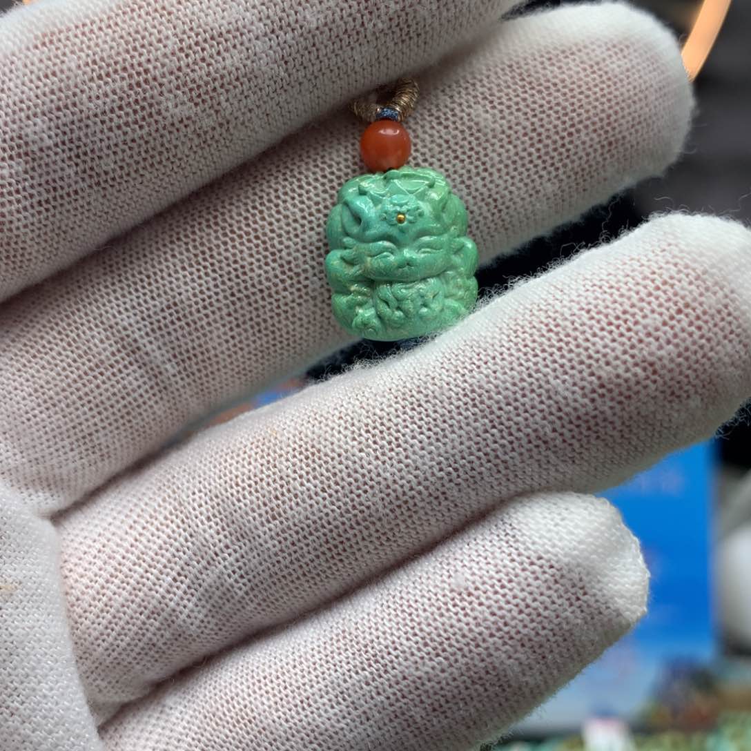 绿松石挂件未镶嵌