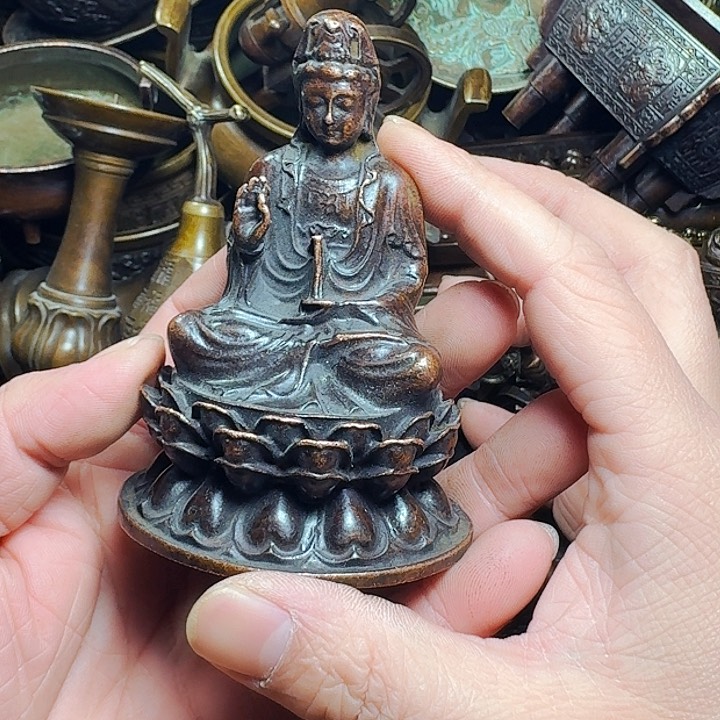 铜器摆件收收藏藏