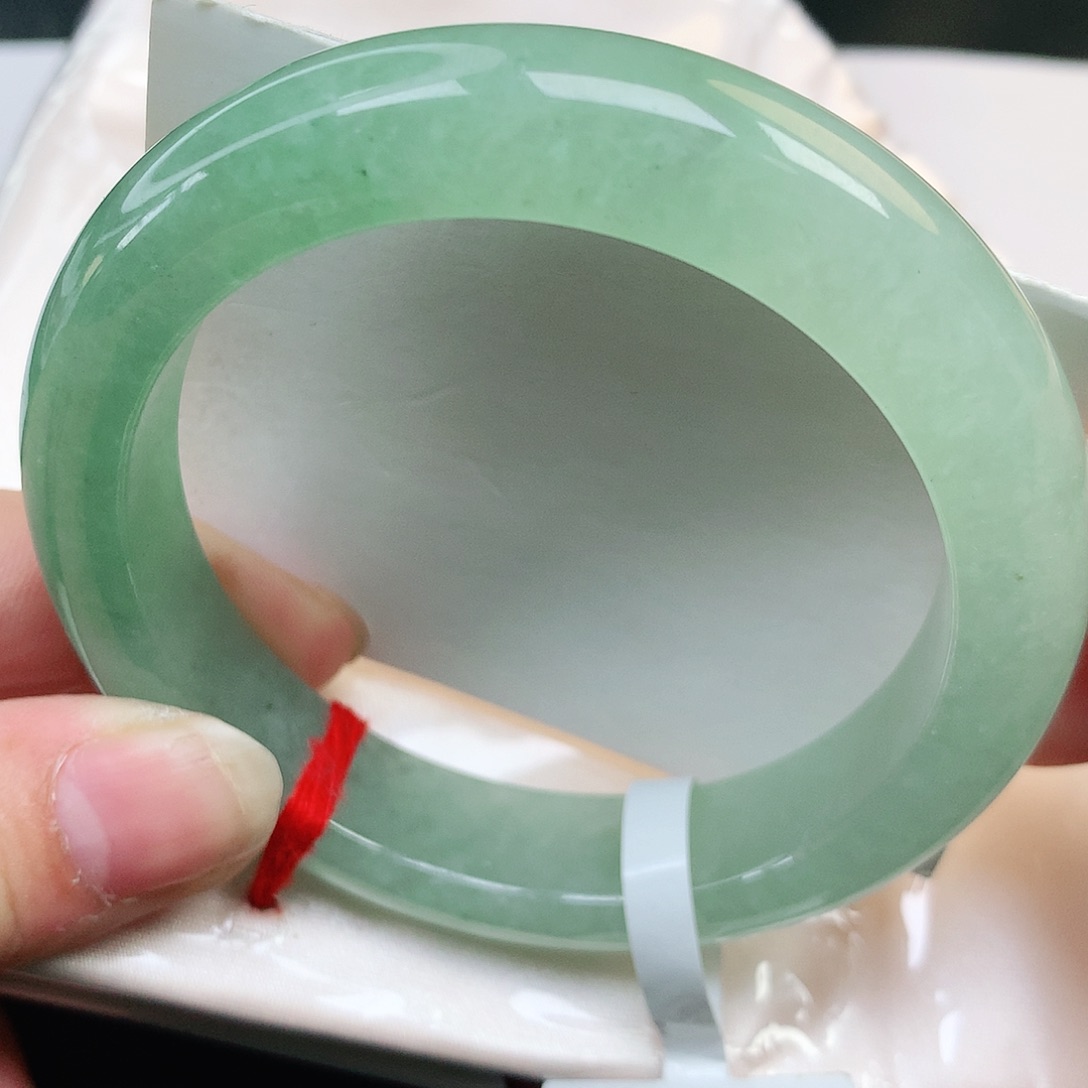 未镶嵌手镯翡翠纯天然A货翡翠老坑种葡萄肉129号