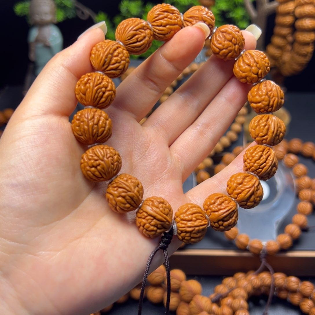 桃核手串荔枝17手串