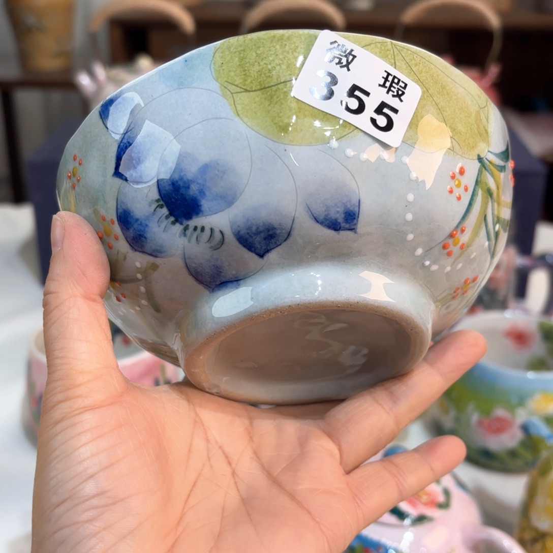 景德镇手绘高温釉下彩陶瓷茶具