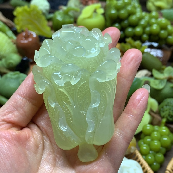 蛇纹石玉手把未镶嵌