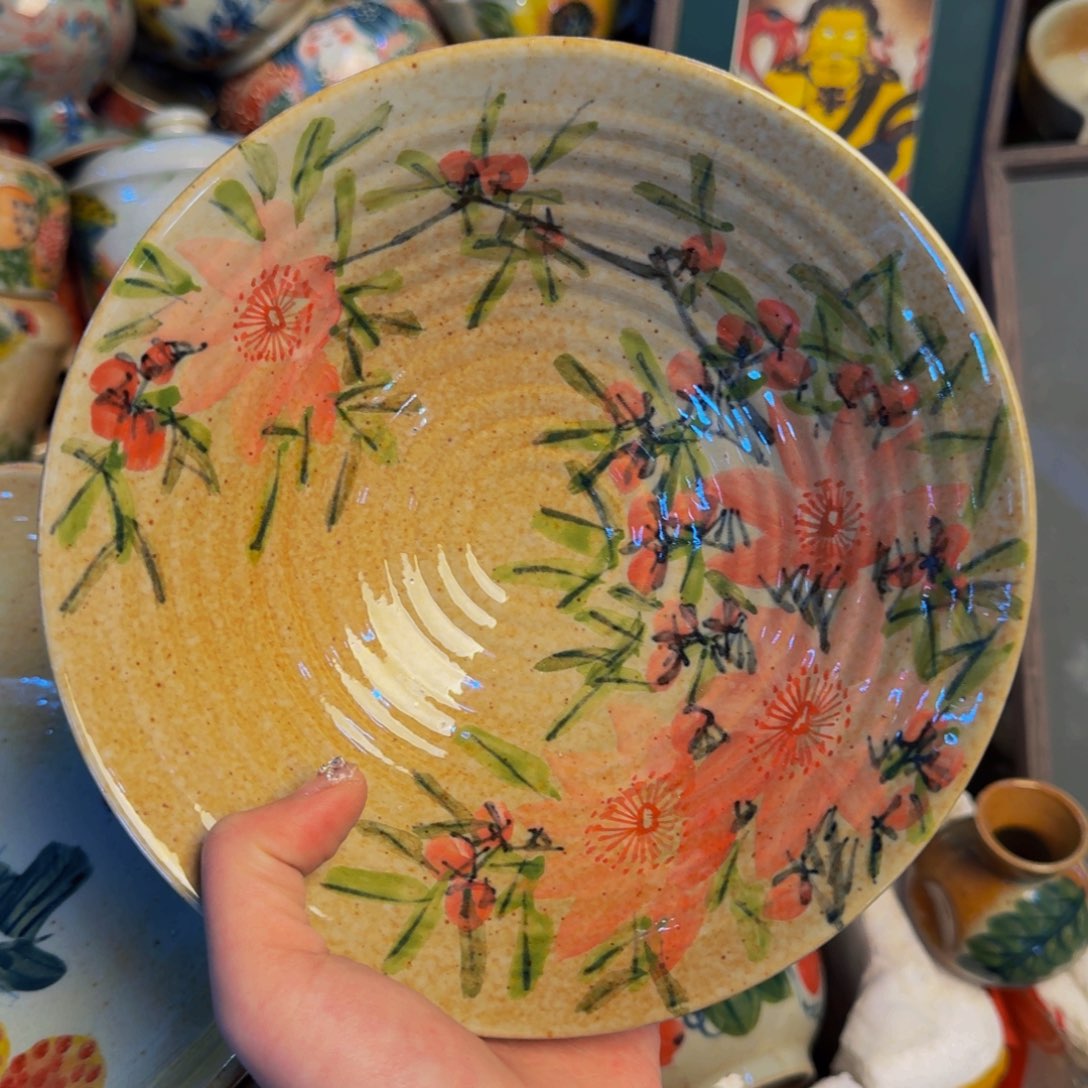 瓷片景德镇陶瓷手工手绘