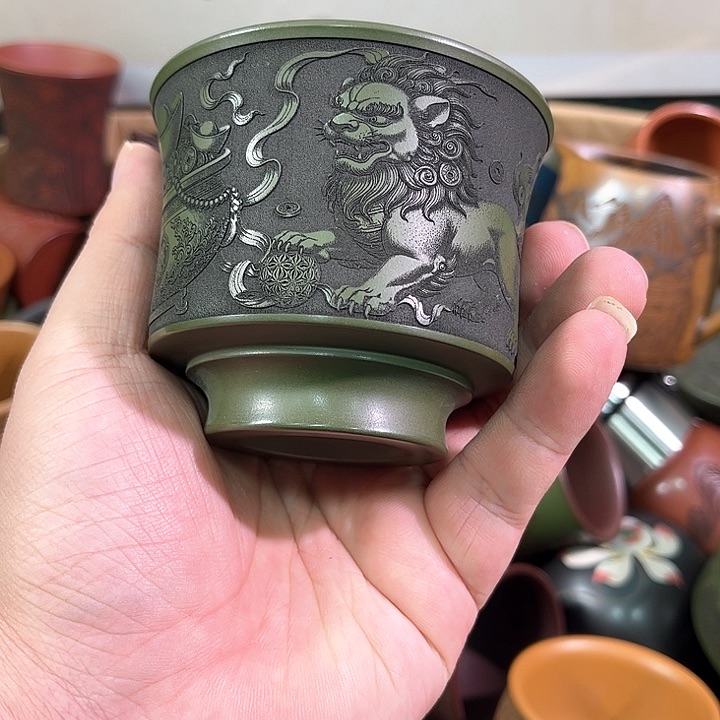 茶杯紫砂全手工紫砂主人杯