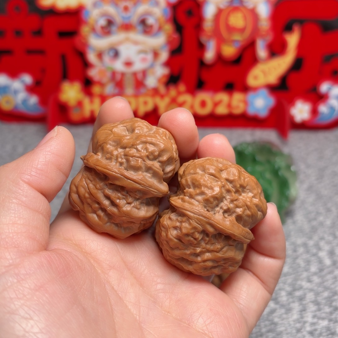 文玩核桃把件七*蛤蟆头