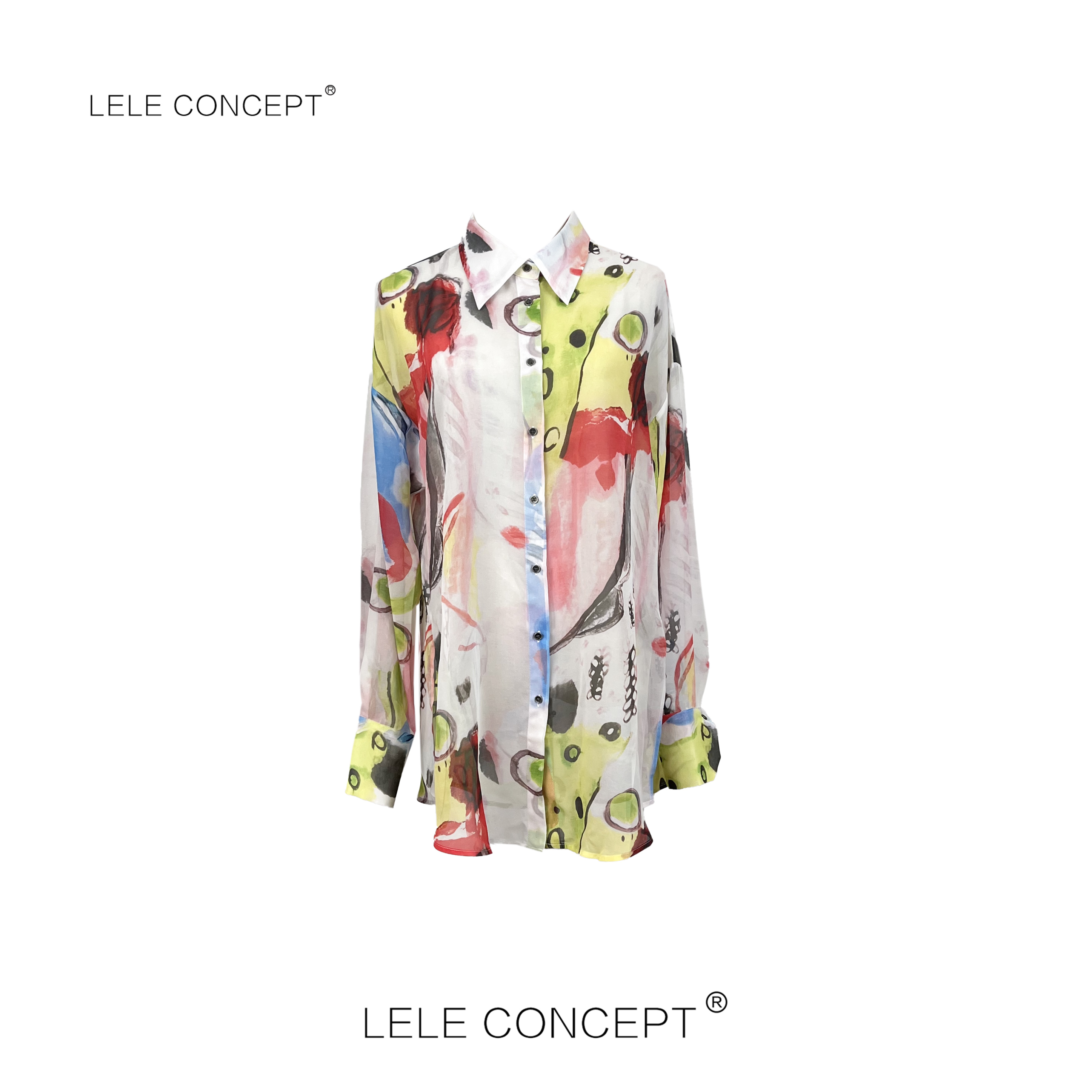 LELE CONCEPT丨拼色衬衫减龄时尚大气设计S1038