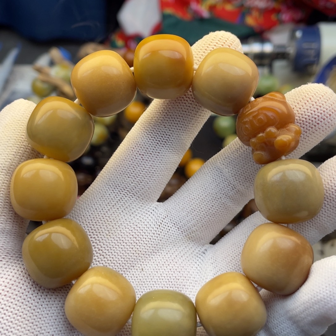 龙脊菩提吊坠卡20手工干磨手串