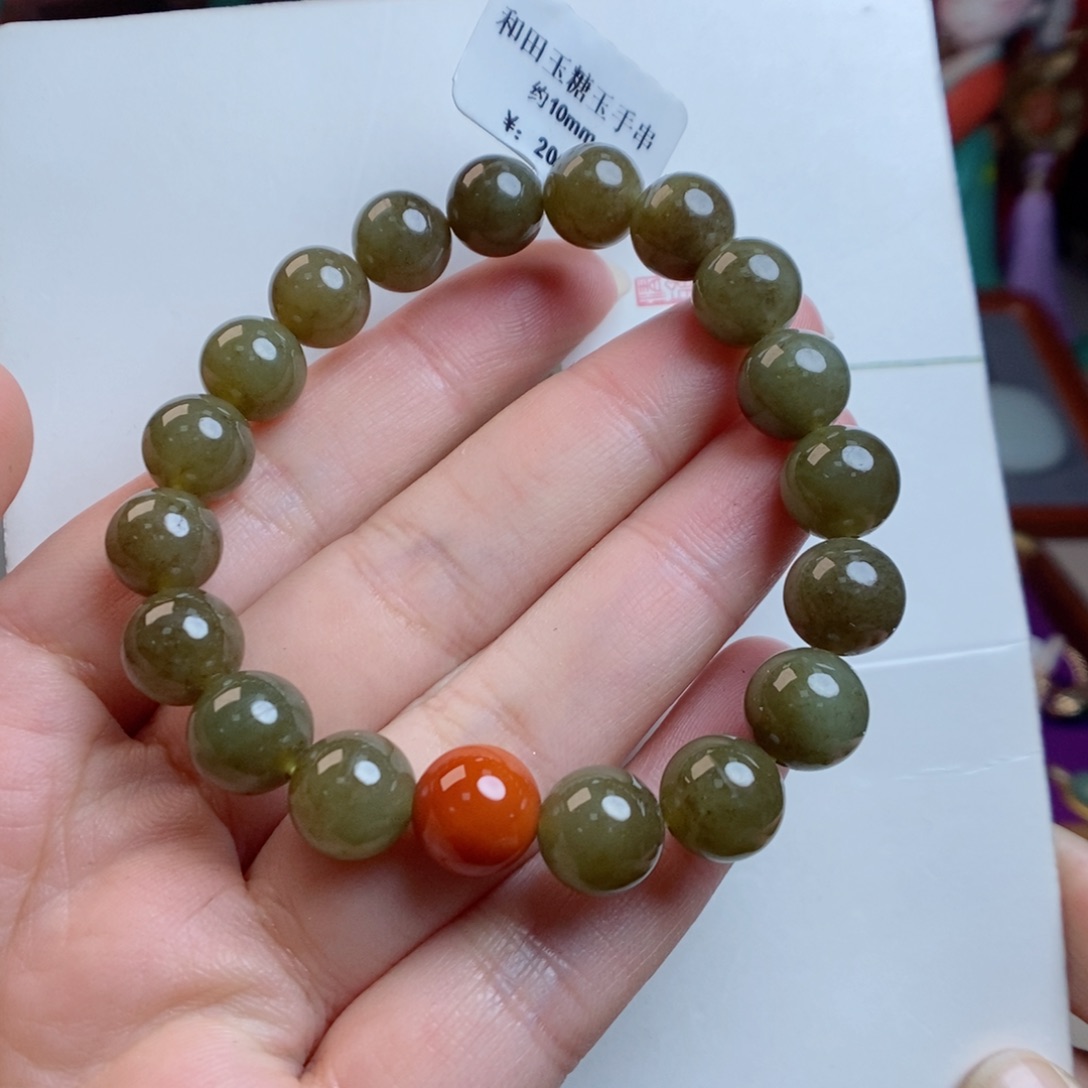 和田玉手链未镶嵌