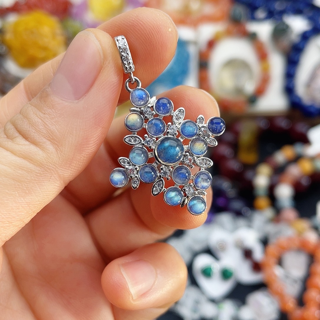 戒指烟晶银S925镶嵌