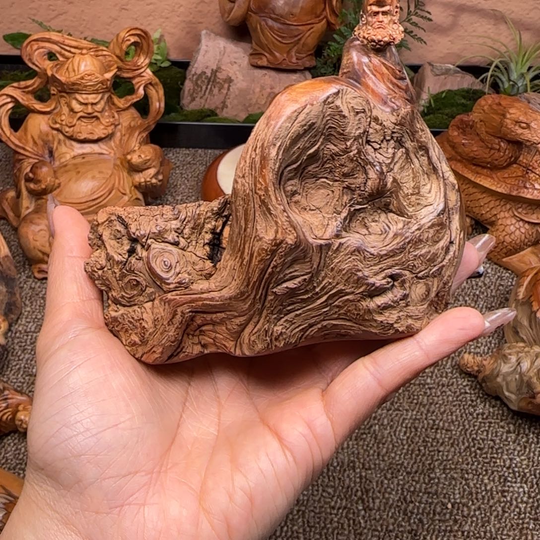 吃***货崖柏太行崖柏手把件314