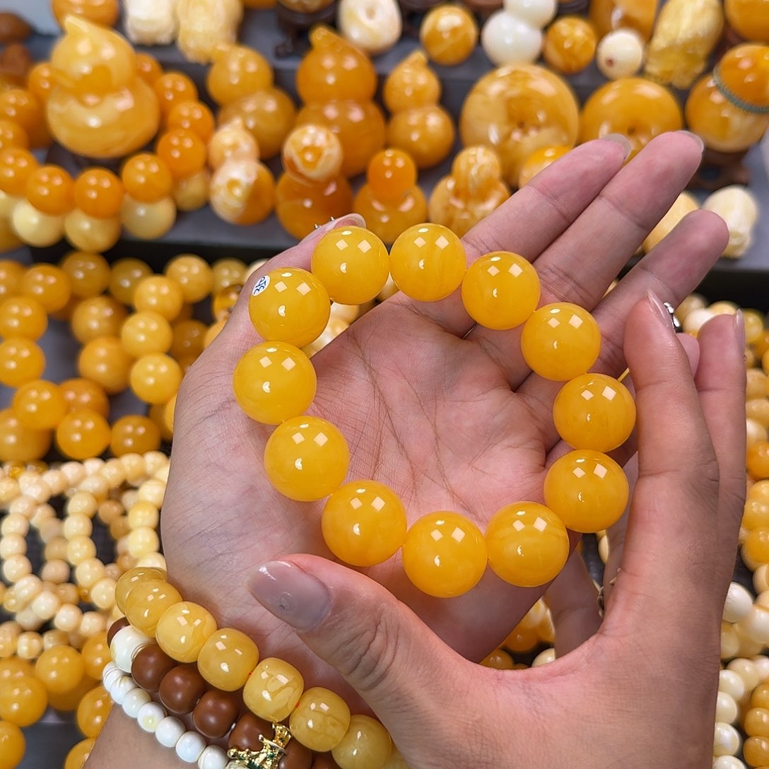 蜜蜡未镶嵌珠宝奇石同料20mm