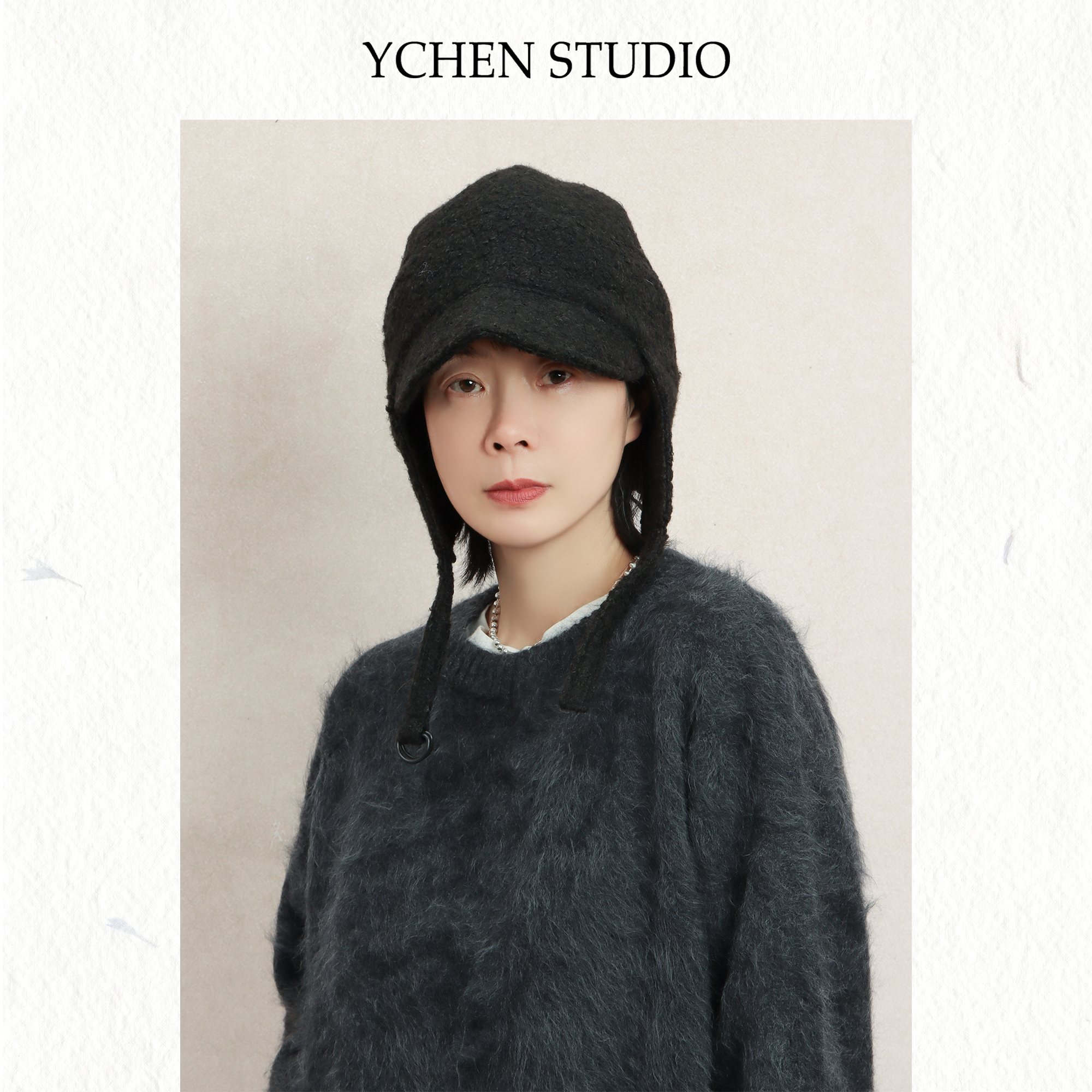 秀文~韩国新款秋冬加厚护耳帽百搭保暖雷锋帽HG2880M