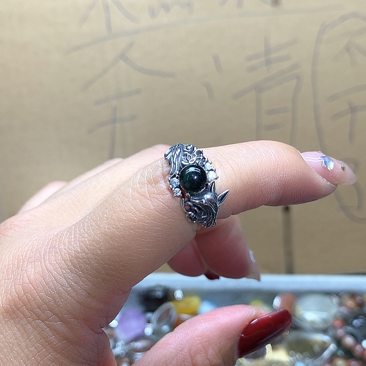 水晶水晶吊坠银S925镶嵌