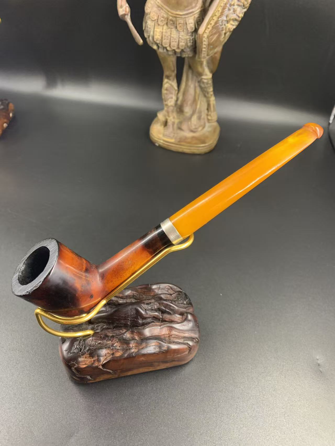 海泡石工艺品烟斗