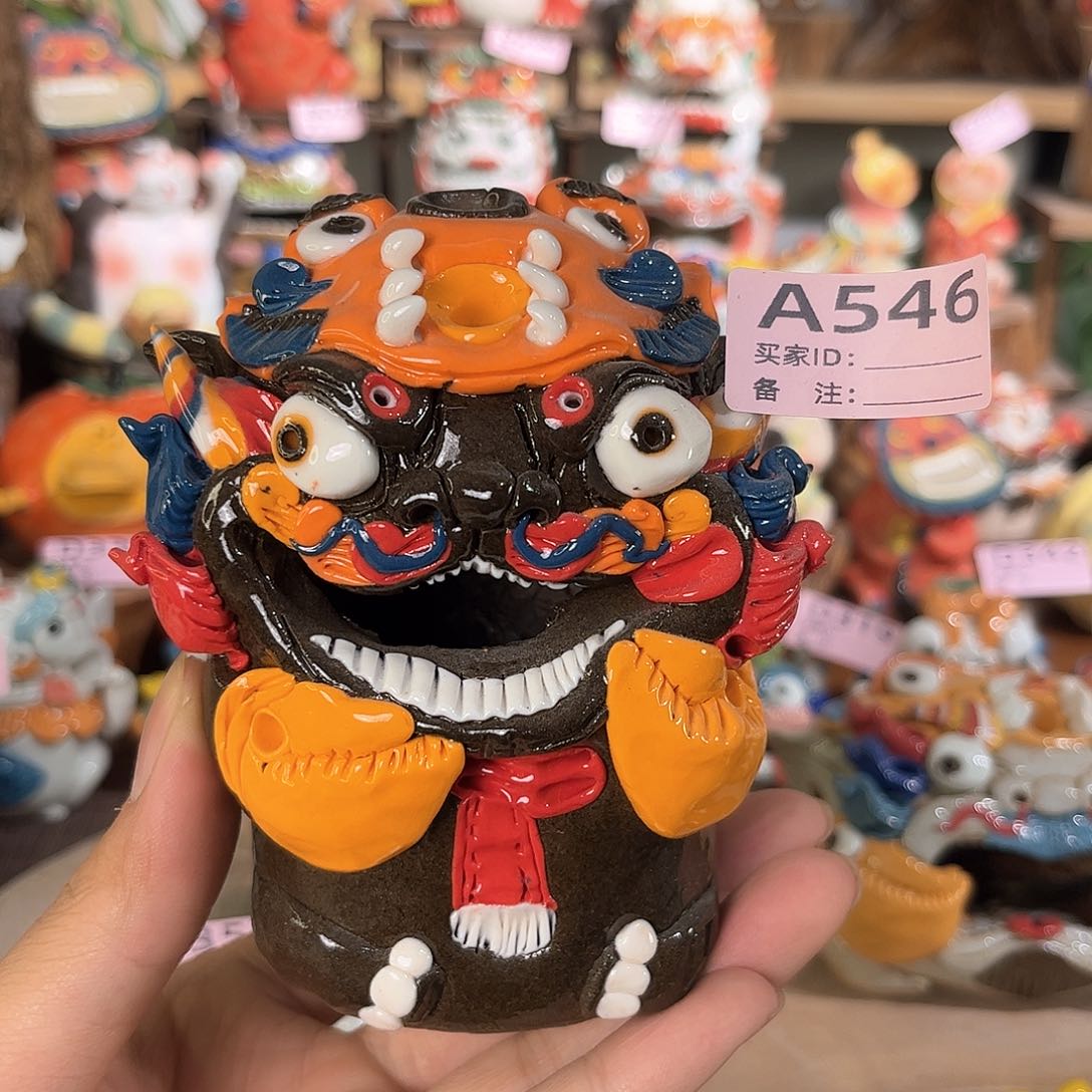 泥塑纯手工茶宠摆件