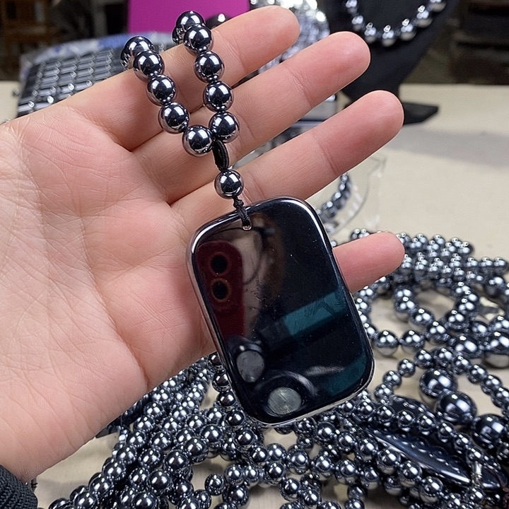 正品的太赫兹石8mm无事牌