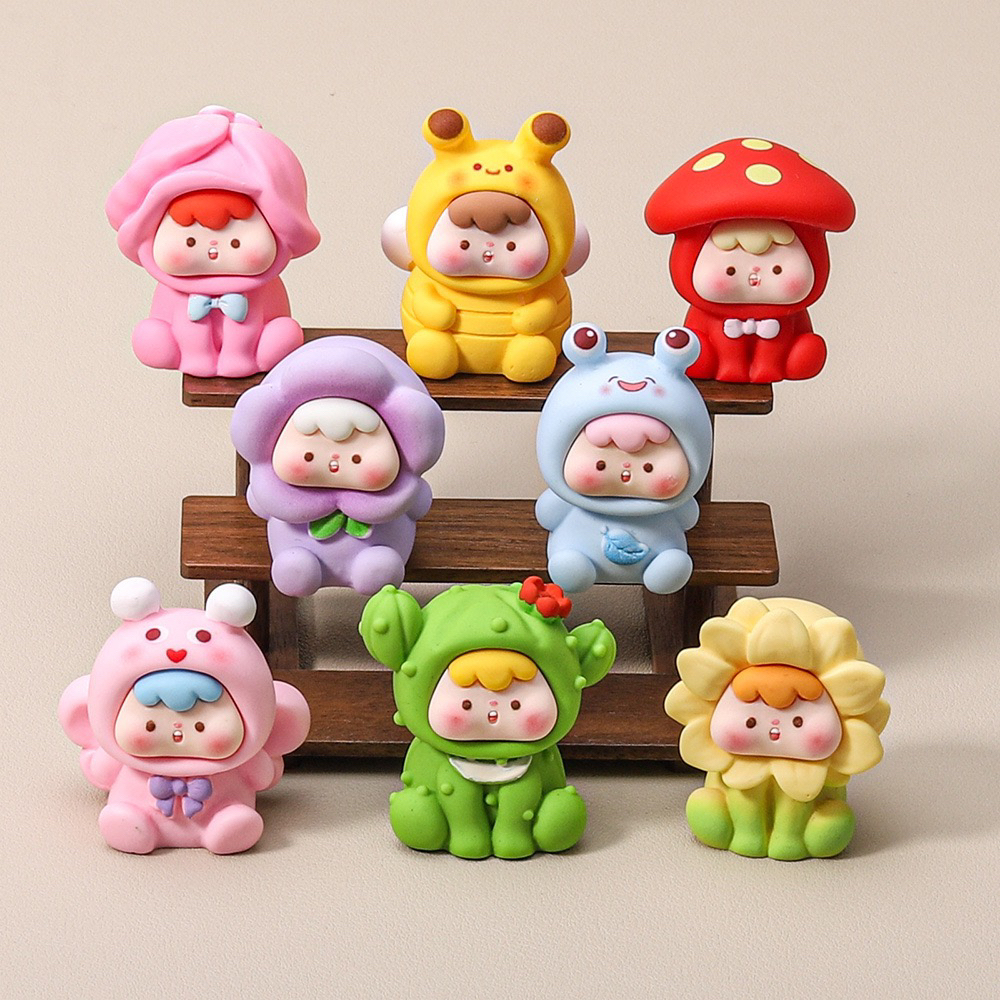 【直播拆】丛林崽崽 磨砂可爱好看树脂手工diy摆件