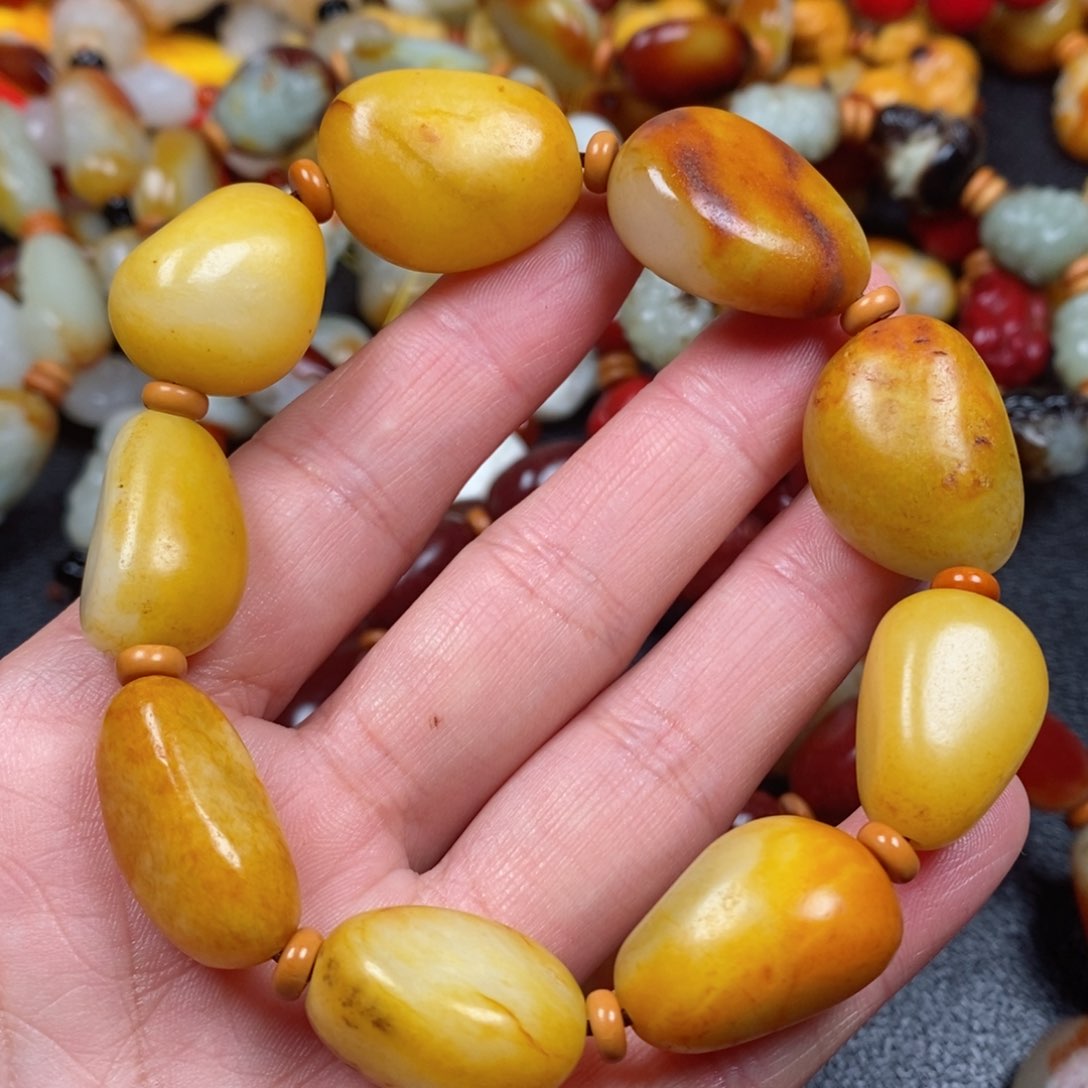 和田玉手链未镶嵌