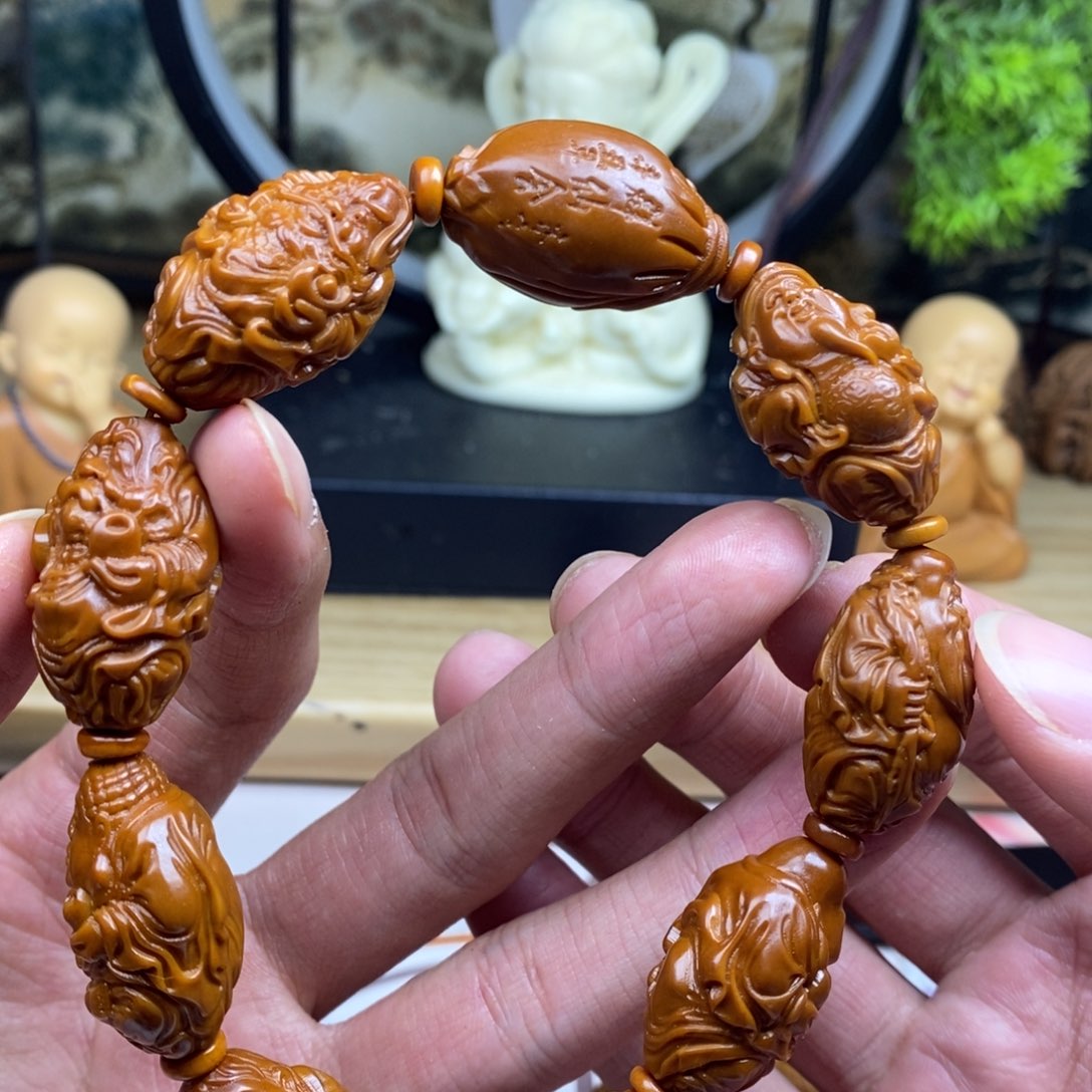 橄榄核手串/手链橄榄核雕工艺手串