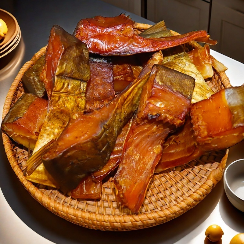 【爆卖中】湖南烟熏腊鲢鱼精选农家自制正宗下饭腊鱼块鱼中段咸鱼干