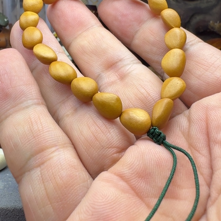 橄榄核手串/手链哈哈我也想要这个啊我也想