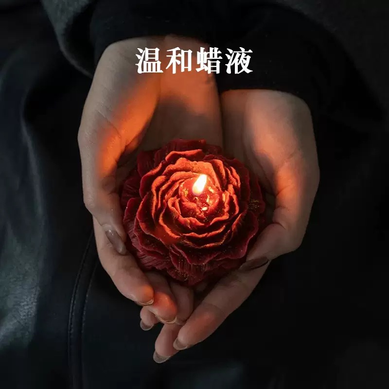 【梦魂不舍】手工无烟鎏金蜡烛